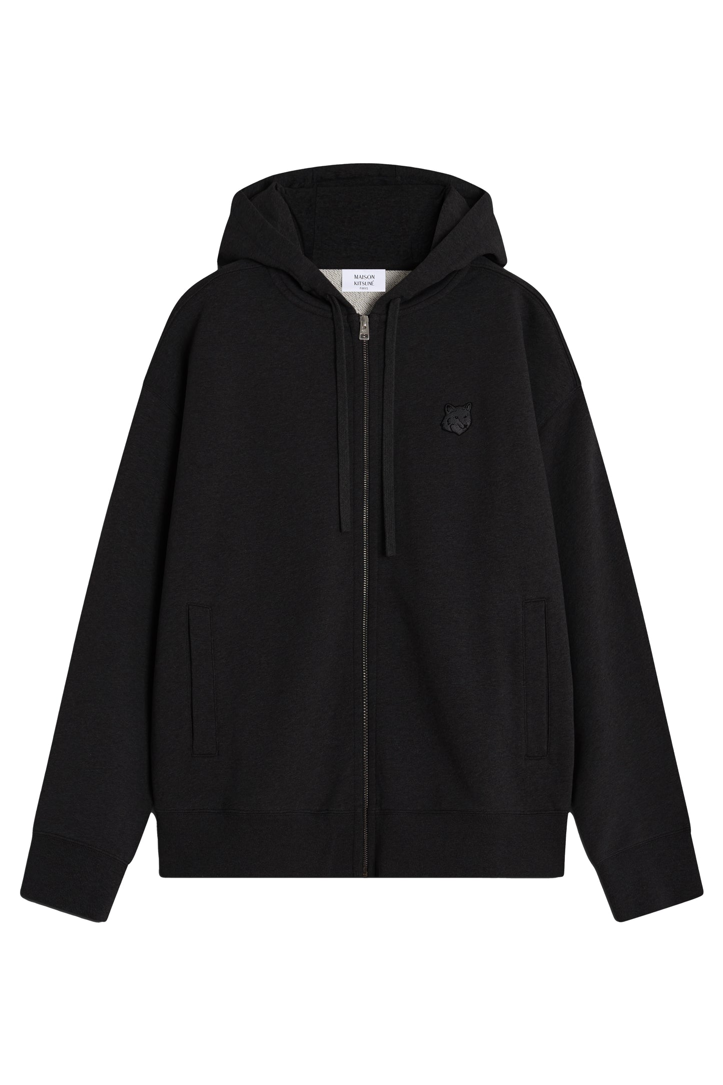 FOX HEAD ZIPPED OVERSIZE HOODIE