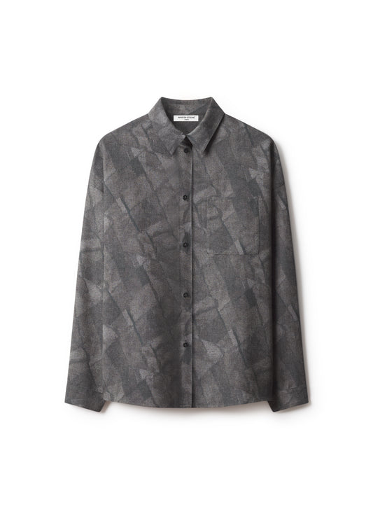 PRINTED OVERSIZE SHIRT
