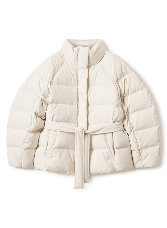 BELTED QUILTED PUFFER