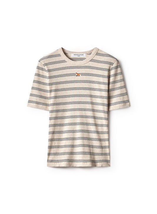 BABY FOX STRIPED FITTED TEE