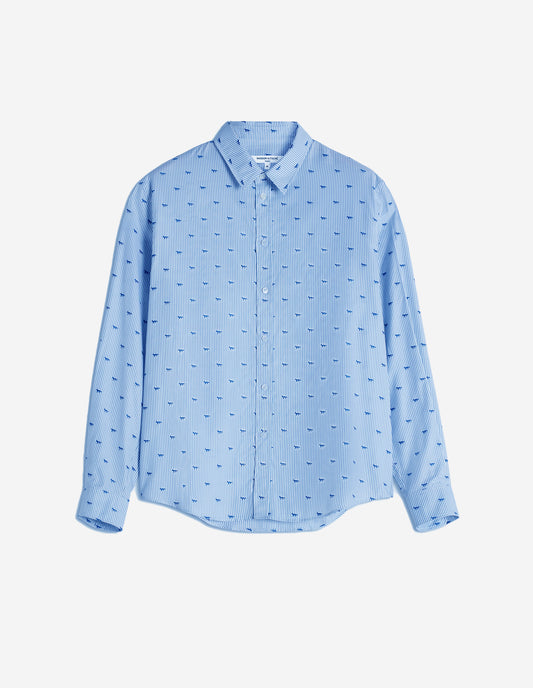 PROFILE FOX CASUAL STRIPED SHIRT