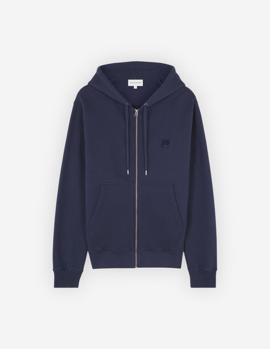 BOLD FOX HEAD PATCH COMFORT ZIPPED HOODIE