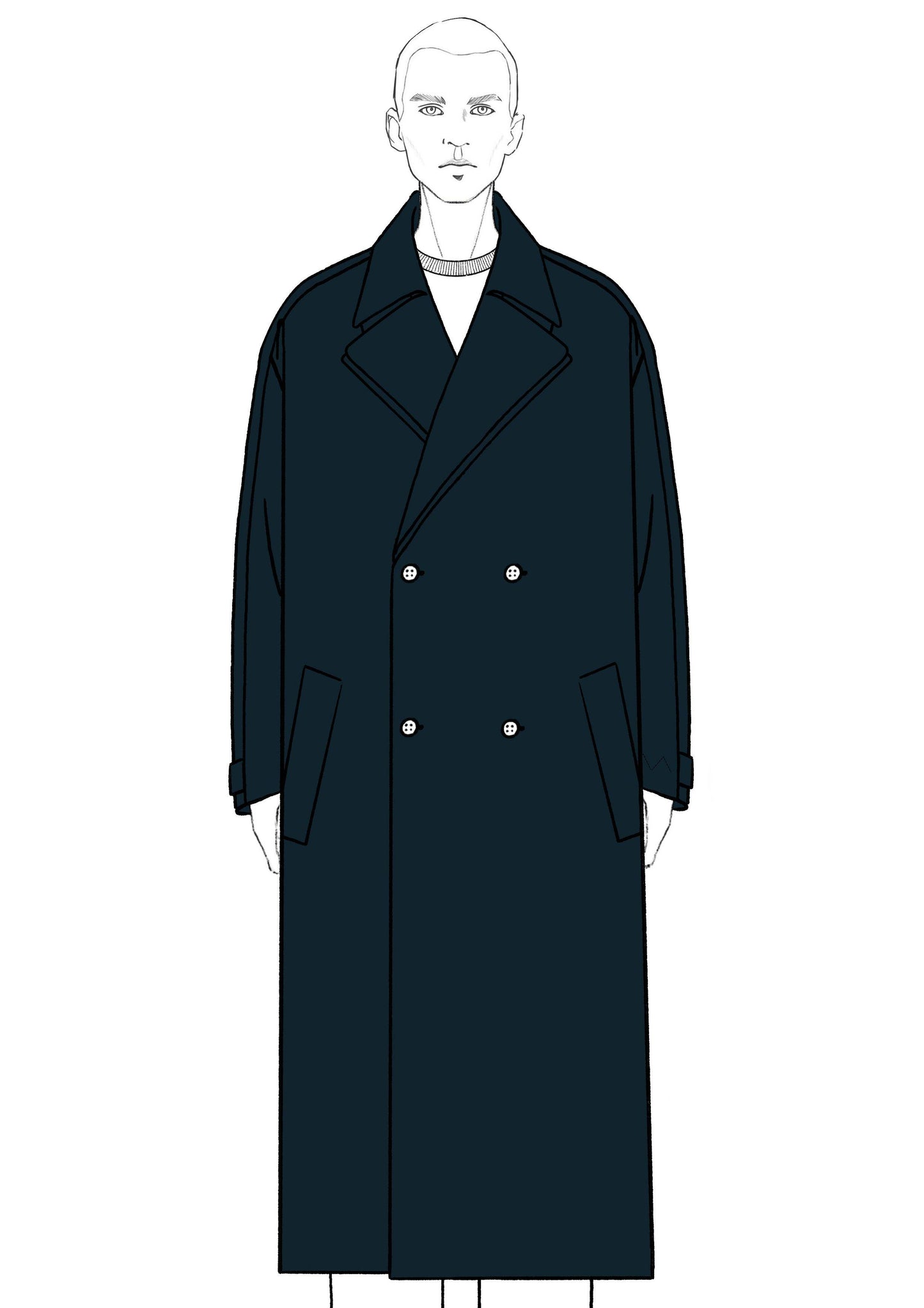 DOUBLE BREASTED COAT