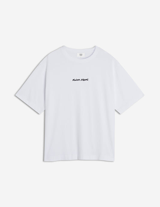 MAISON KITSUNÉ LINE HANDWRITING OVERSIZE TEE-SHIRT