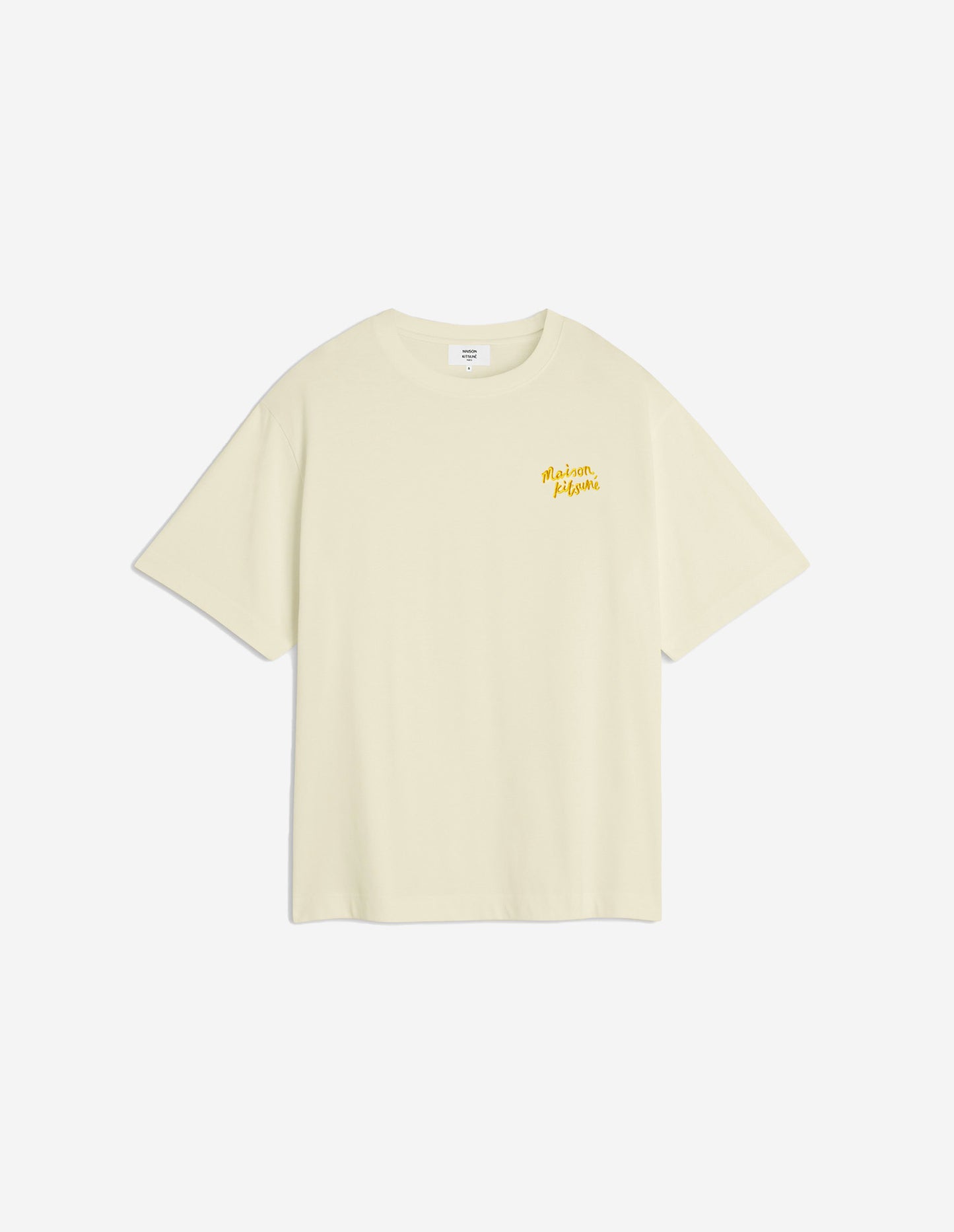 MAISON KITSUNE HANDWRITING EMBROIDERY OVERSIZE TEE