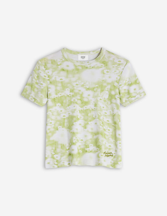 PHOTOGRAPHIC DAISY FIELDS RINGER TEE-SHIRT