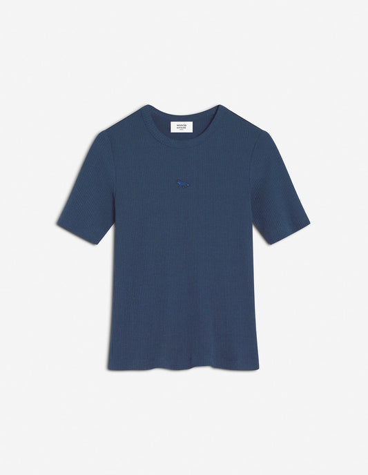 BABY FOX RIBBED FITTED TEE-SHIRT