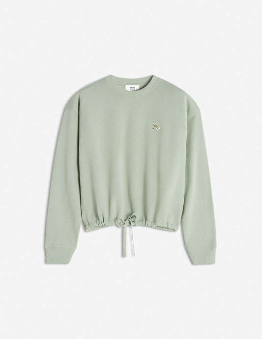 BABY FOX PATCH DRAWSTRING COMFORT SWEATSHIRT