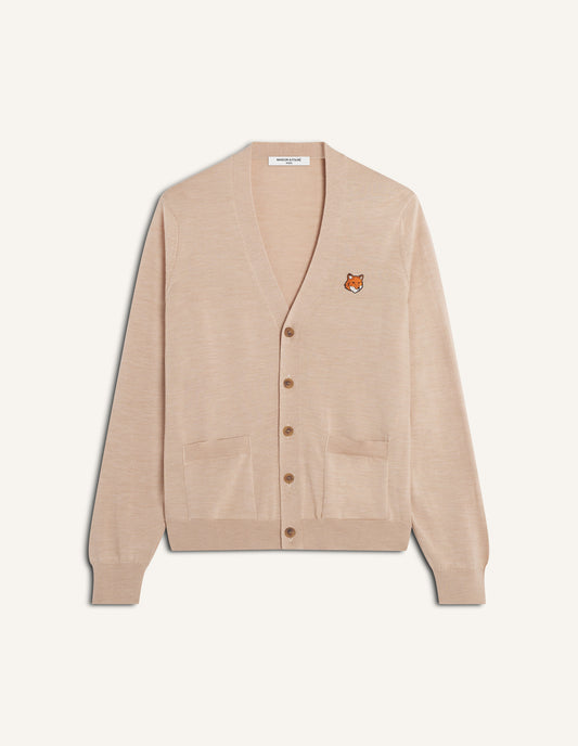 FOX HEAD MERINO REGULAR CARDIGAN