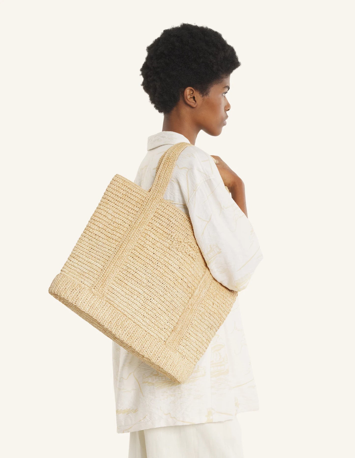 RAFFIA TOTE