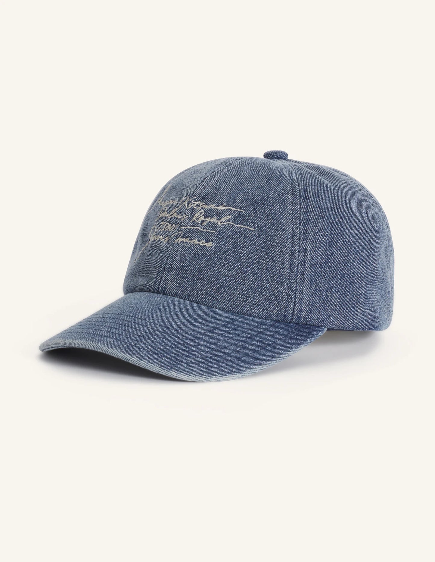 POETIC SCRIPT DENIM CAP