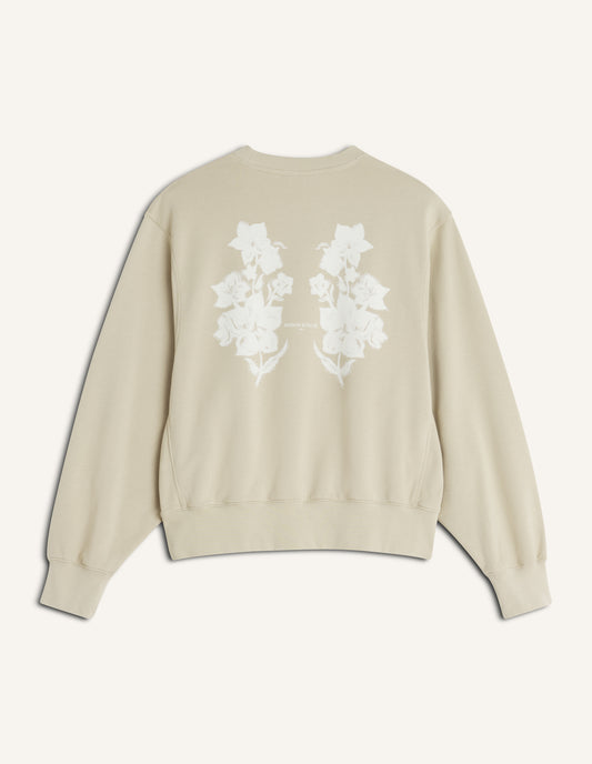FLORAL LIGHT RELAXED SWEATSHIRT