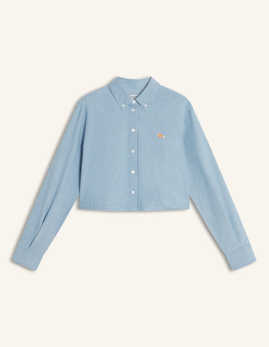 BABY FOX CROPPED SHIRT
