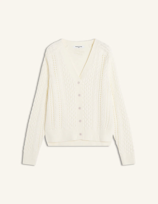 CABLE KNIT CARDIGAN
