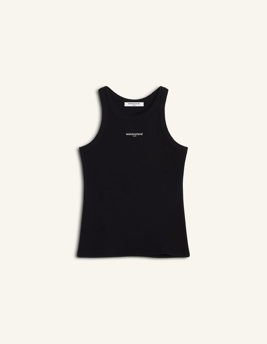 MAISON KITSUNÉ PARIS RIBBED TANK TOP