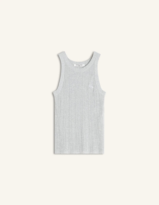 BABY FOX FINE RIB KNITTED TANK TOP