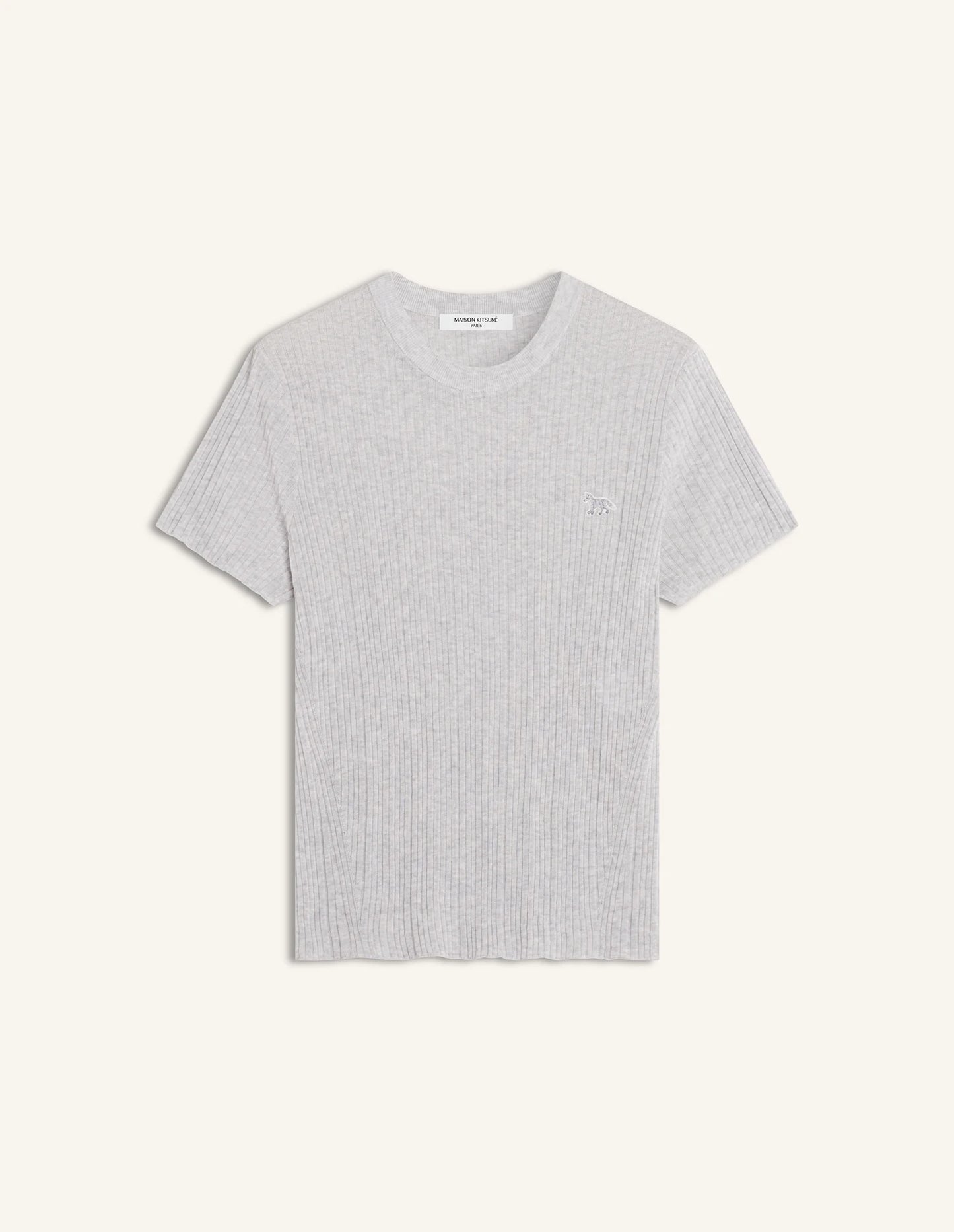 BABY FOX FINE RIB KNITTED TEE-SHIRT