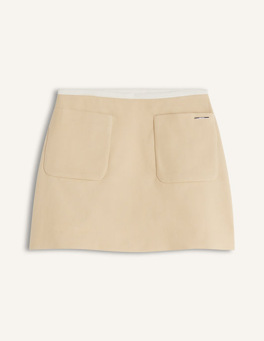 PATCH POCKET MINI SKIRT