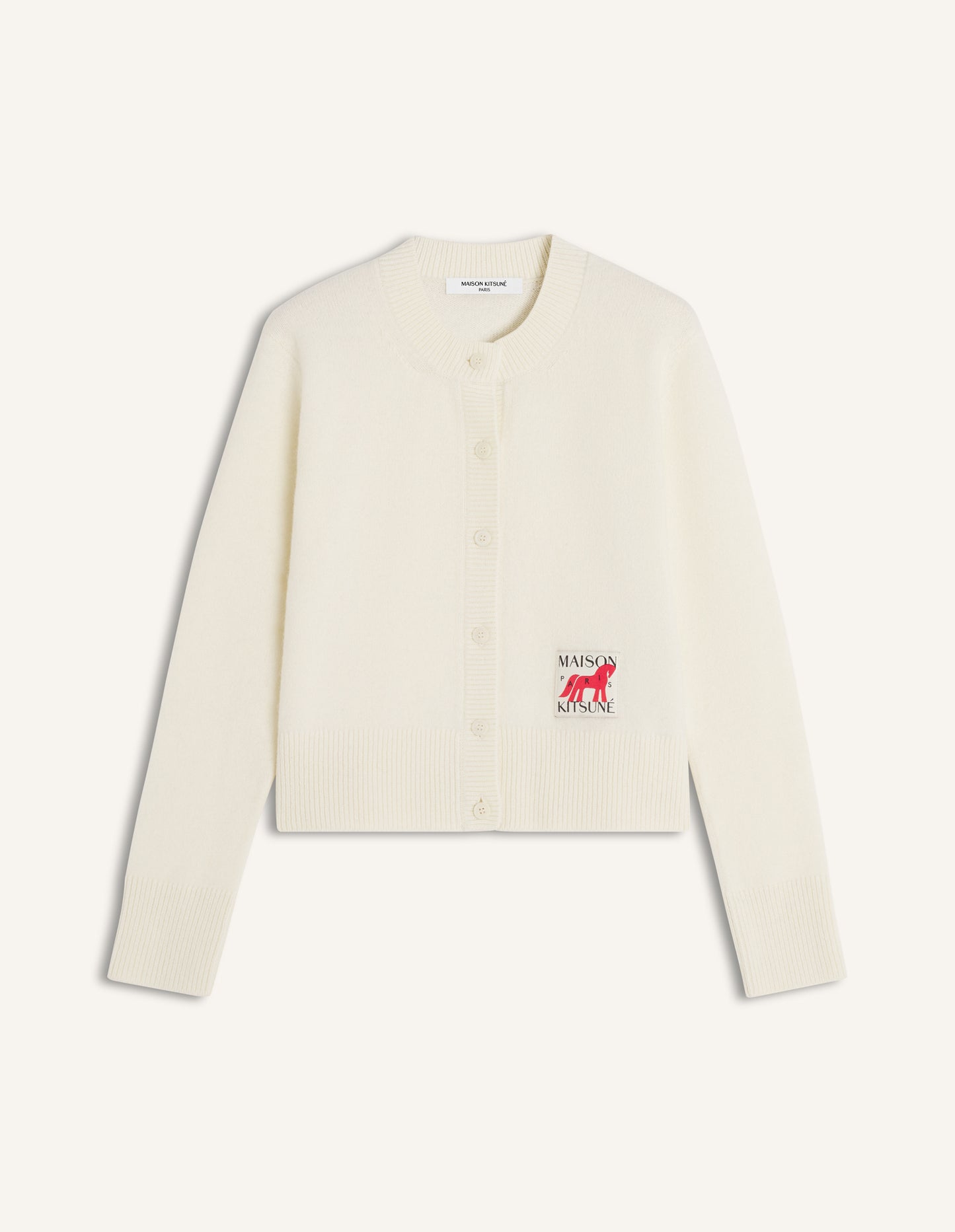LUNAR NEW YEAR LAMBSWOOL FITTED CARDIGAN