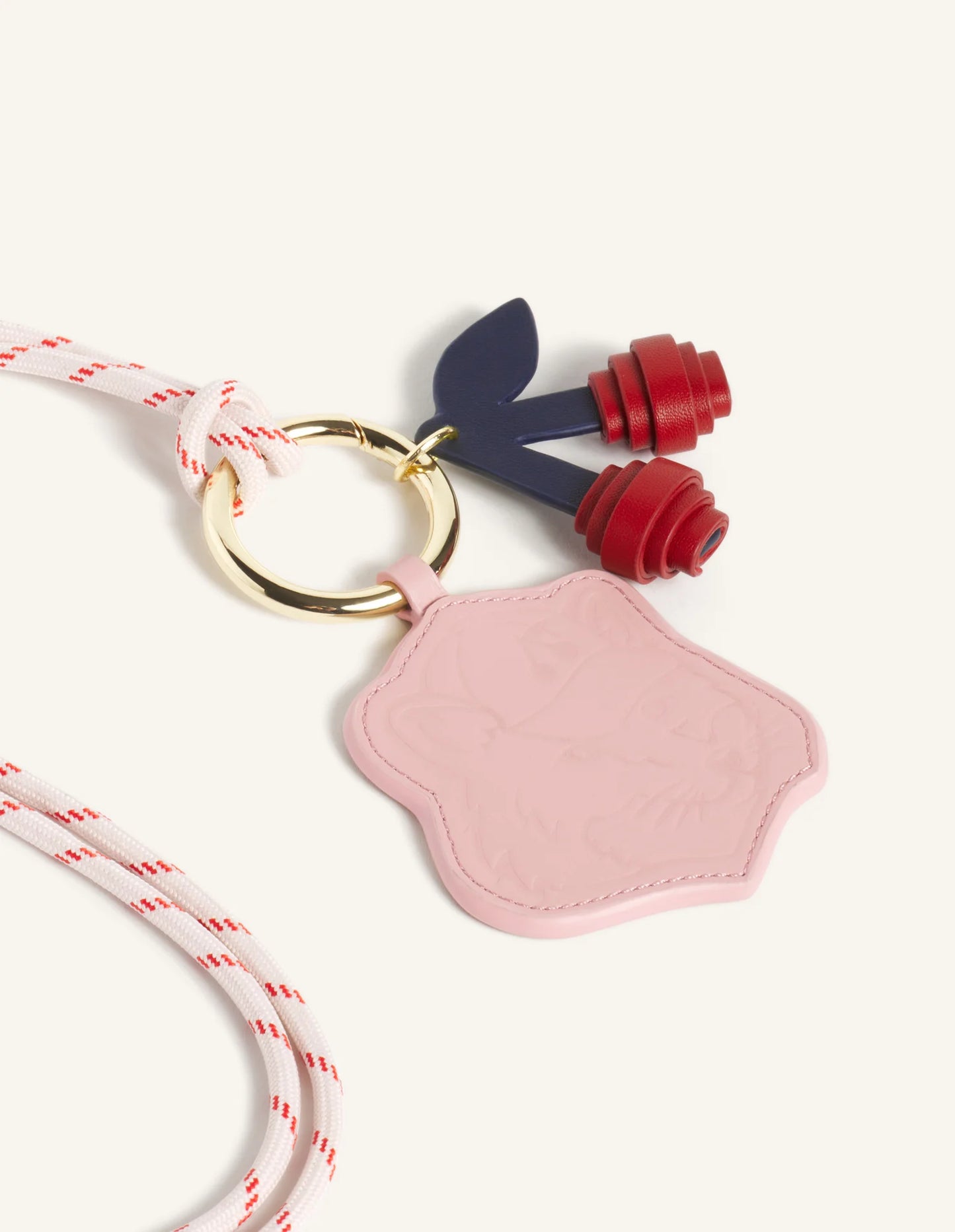 LILIANE CHERRY FOX KEY CHARM
