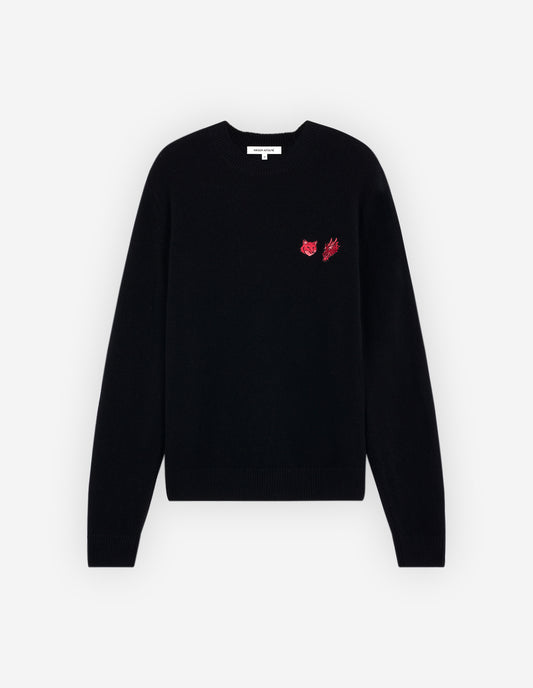 DOUBLE PATCH FOX & DRAGON JUMPER