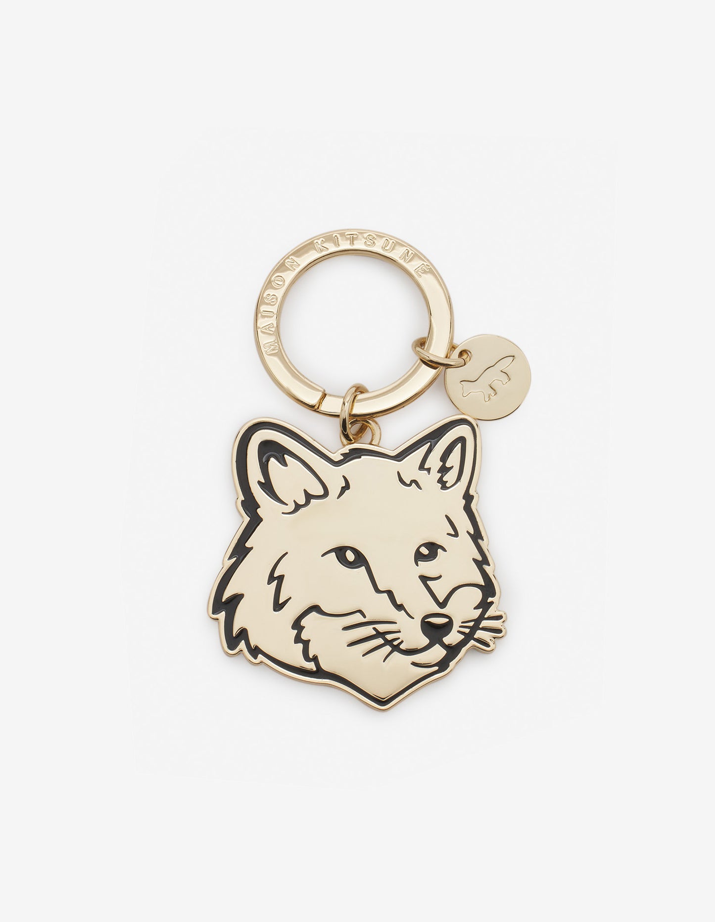 GOLDEN FOX HEAD GOLDEN KEYRING