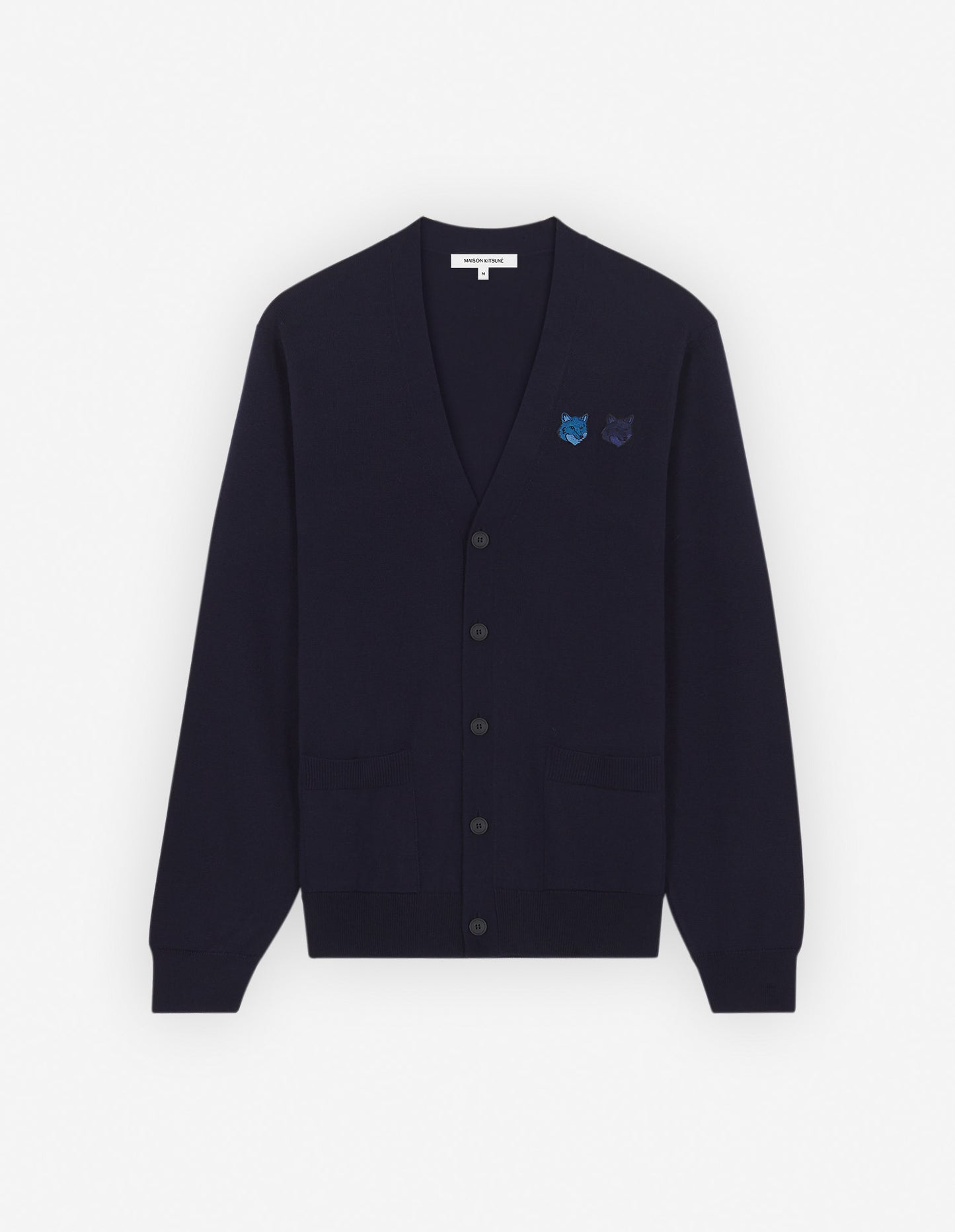DOUBLE BOLD FOX HEAD PATCH REGULAR CARDIGAN