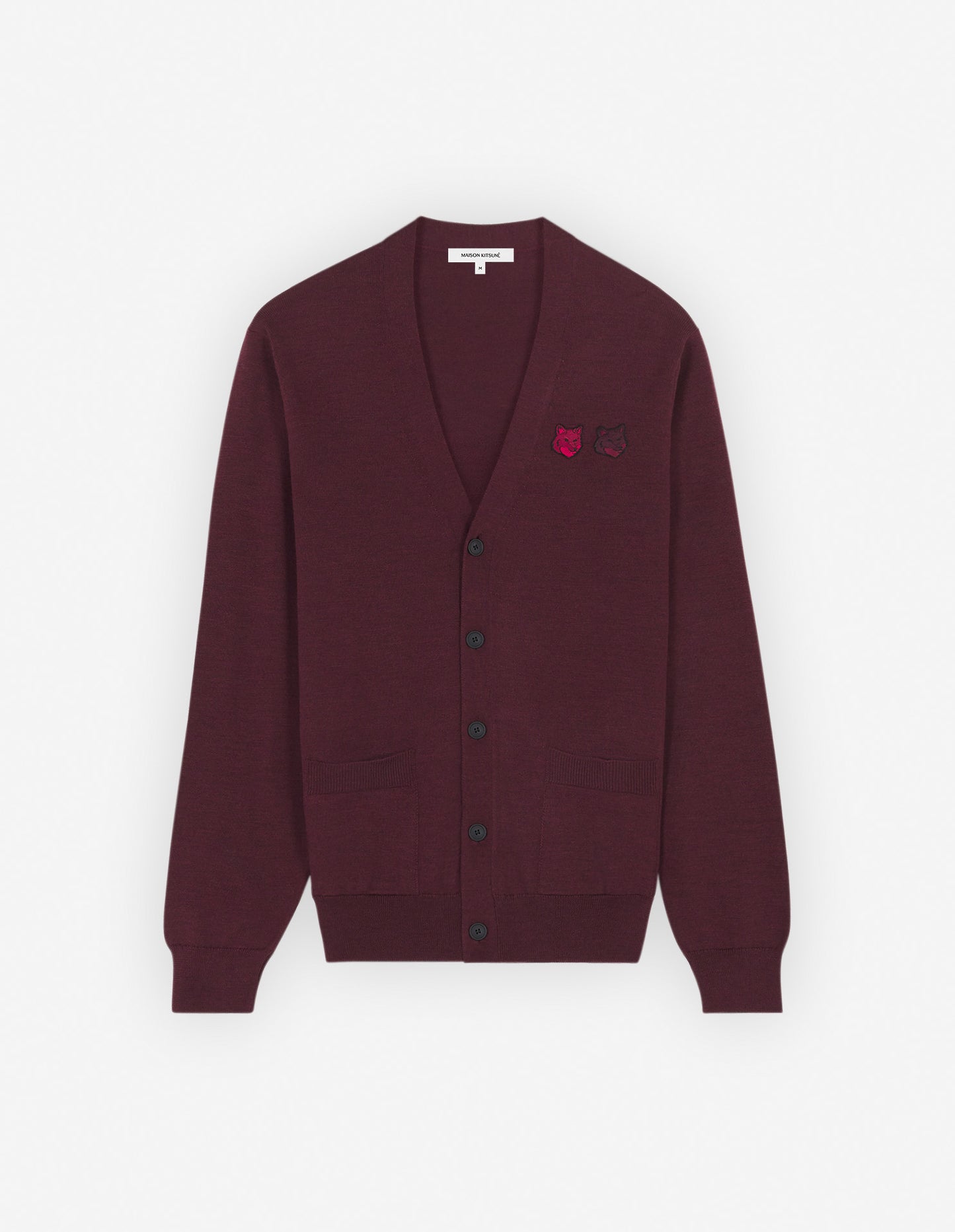 DOUBLE BOLD FOX HEAD PATCH REGULAR CARDIGAN