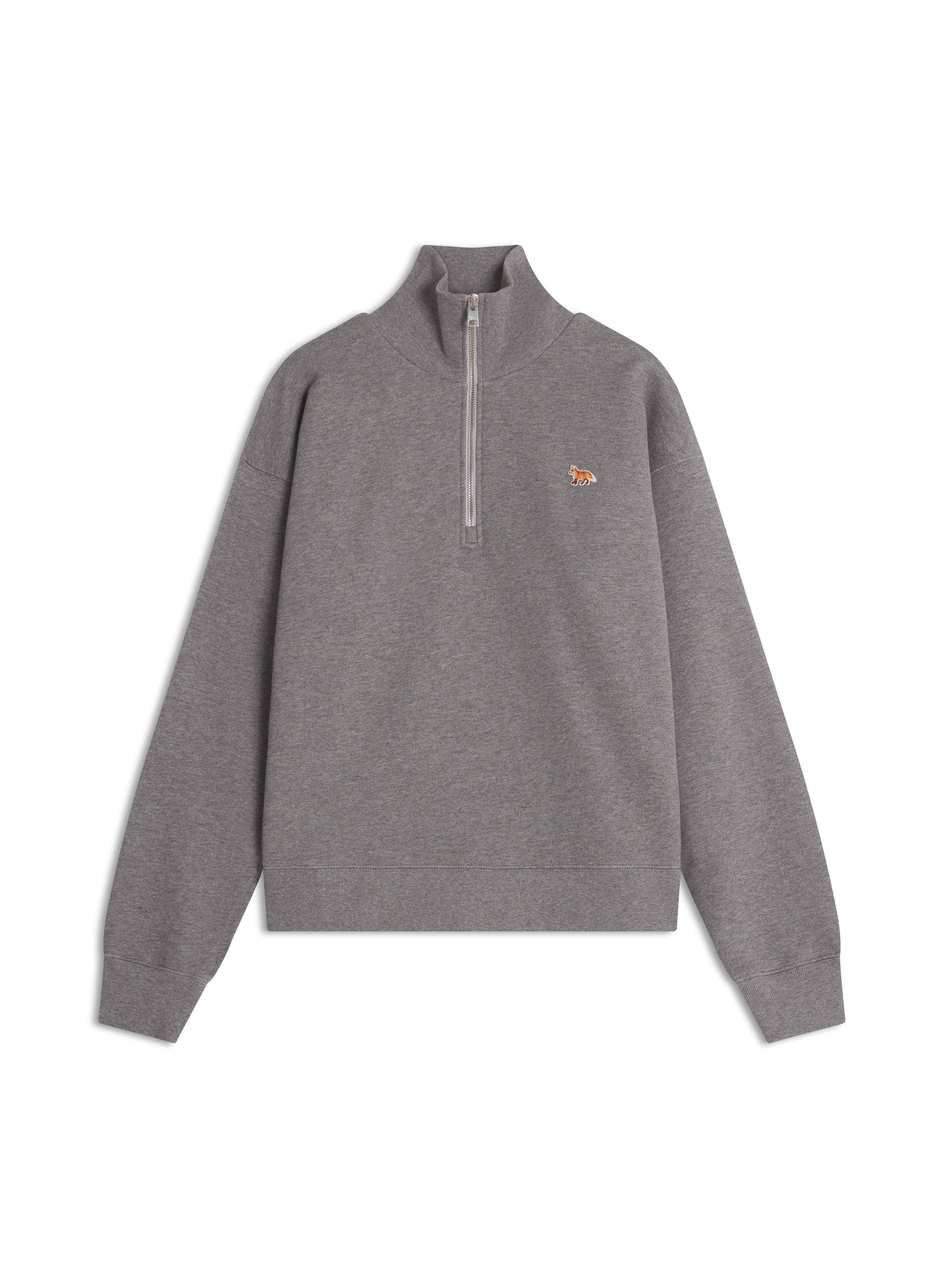 BABY FOX HALF ZIPPED SWEATSHIRT