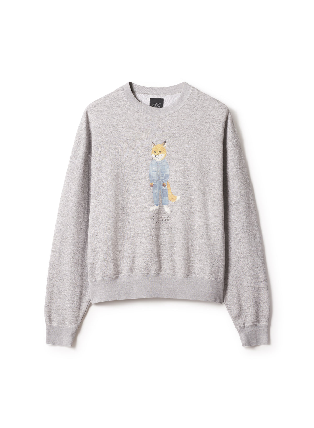 MAISON KITSUNÉ X KURO THE CRAFTED FOX SWEATSHIRT