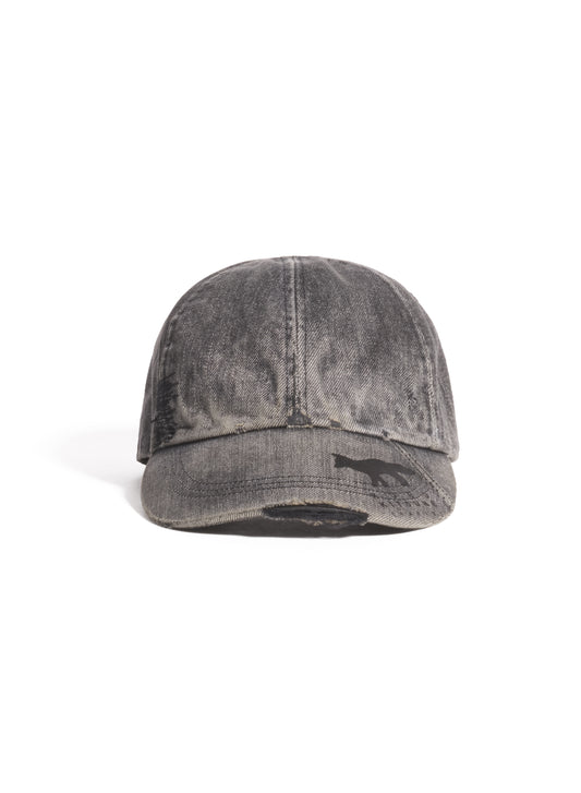 MAISON KITSUNÉ X KURO BLACK DENIM CAP